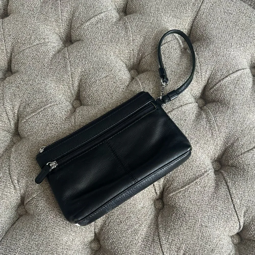 N/A striped leather
